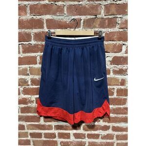 Nike Sportswear Mens Blue Red Dri Fit Athletic Basketball Shorts Size Medium